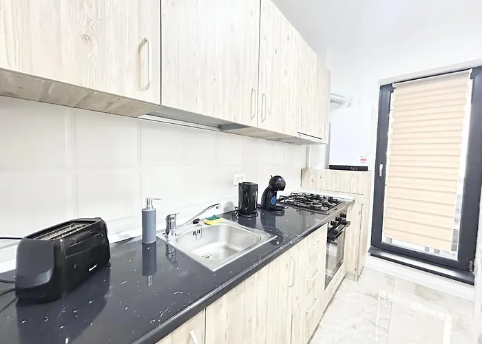 Modern - Near Plaza Mall With Balcony